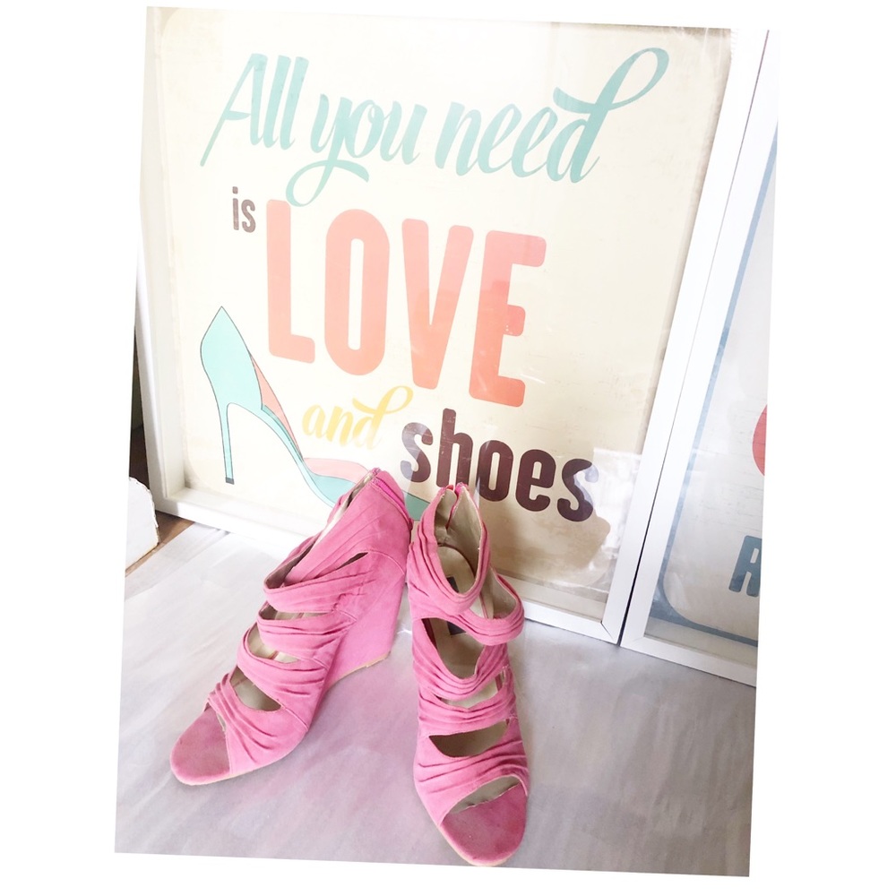 Pink sandals